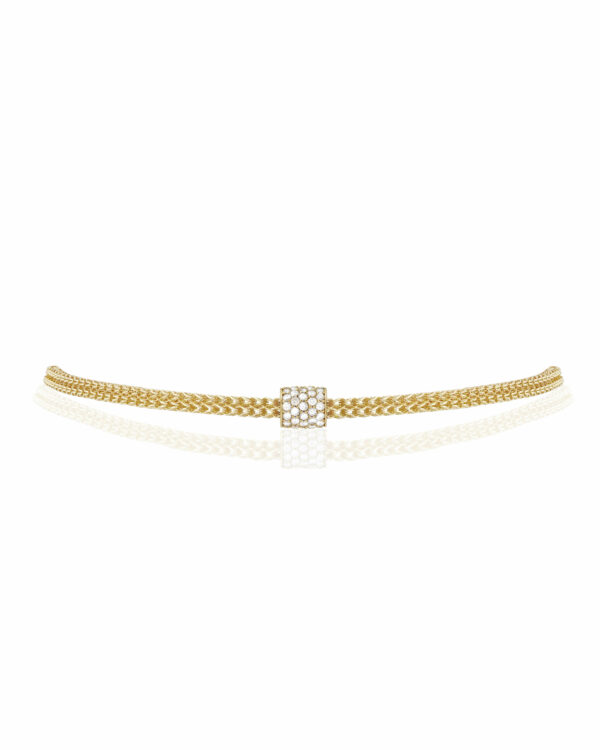 Bold Essential Choker Big Square Chain
