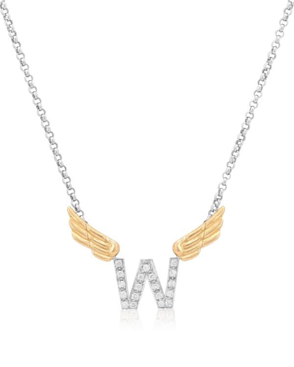 Wings Letter Pendant