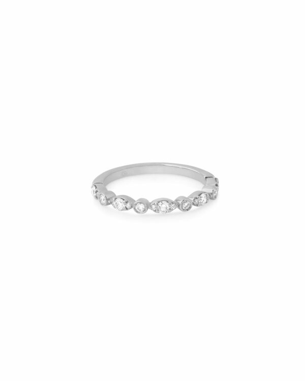 Marquise Stud Band Ring