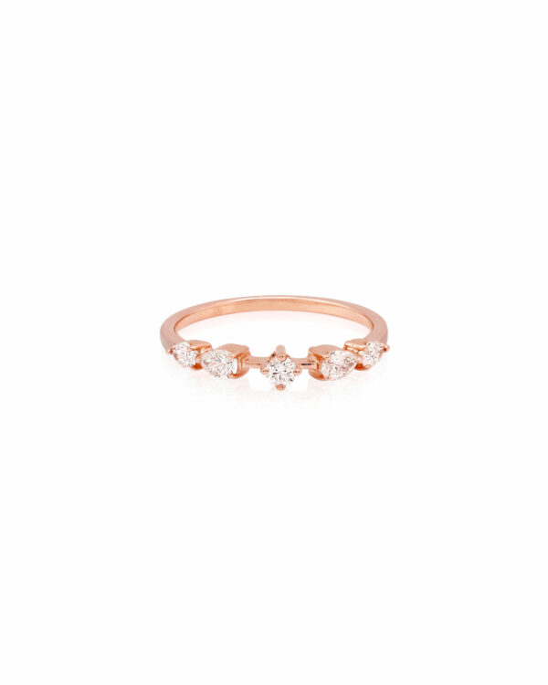 Fancy Stud Band Ring