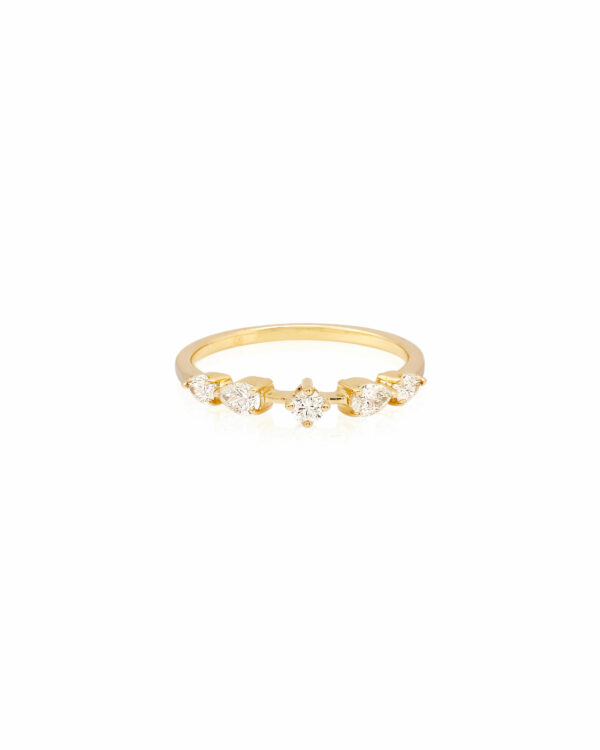 Fancy Stud Band Ring