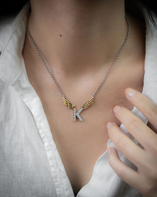 Wings Letter Pendant