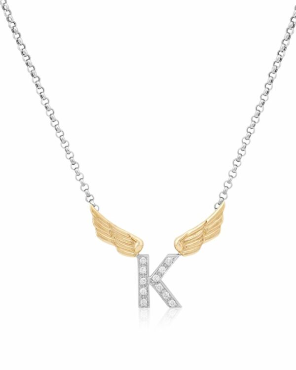 Wings Letter Pendant