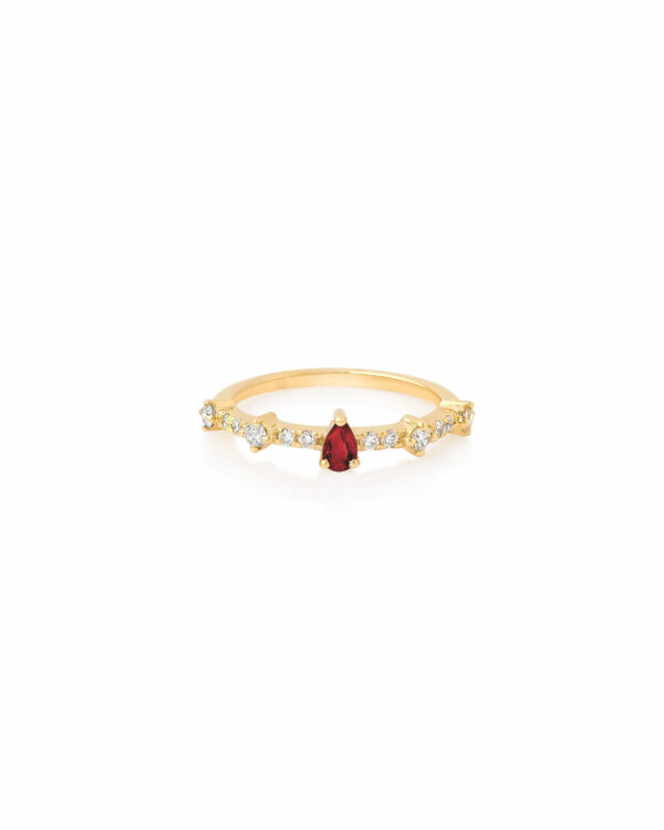 Fancy Valentine Ruby Ring