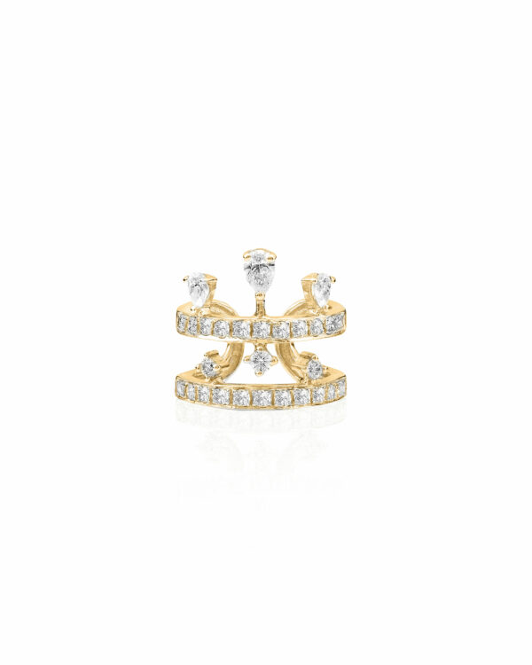 Tiara Twins Small Ring