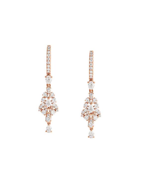 Midnight Bloom Dangling Earrings